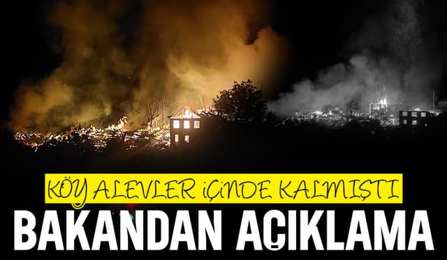 Bakan Kurum’dan Çamyurdu Yangınıyla İlgili Açıklama