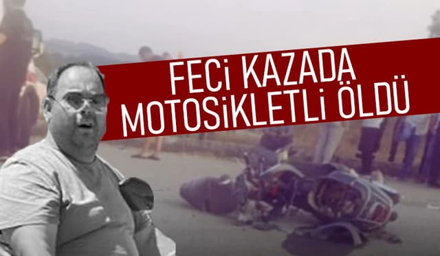 Otomobil ile çarpışan motosikletli öldü