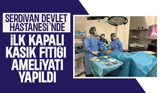 Serdivan Devlet Hastanesi’nde ilk kapalı kasık fıtığı ameliyatı
