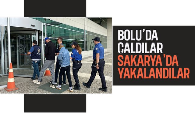 Hırsızlar Sakarya'da yakalandı