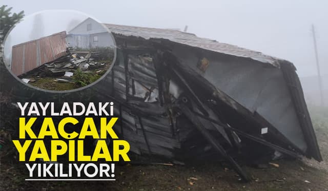 Dikmen Yaylası'ndaki kaçak yapılar için yeni gelişme