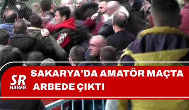 Amatör Maçta Arbede Çıktı
