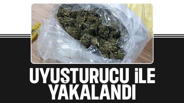 Paketlenmiş uyuşturucu ile yakalandı