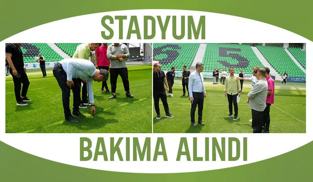 Sakarya Atatürk Stadyumu bakıma alındı