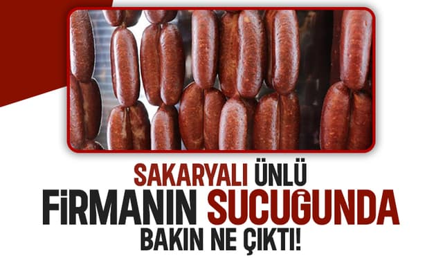 Sakarya'da bir sucuk vakası daha; Bakın bu kez sucuktan ne çıktı