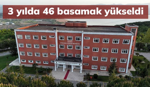 SUBÜ, URAP sıralamasında 3 yılda 46 basamak yükseldi