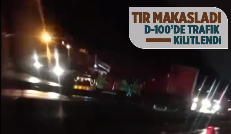 Makaslayan Tır Karayolunu Kapadı