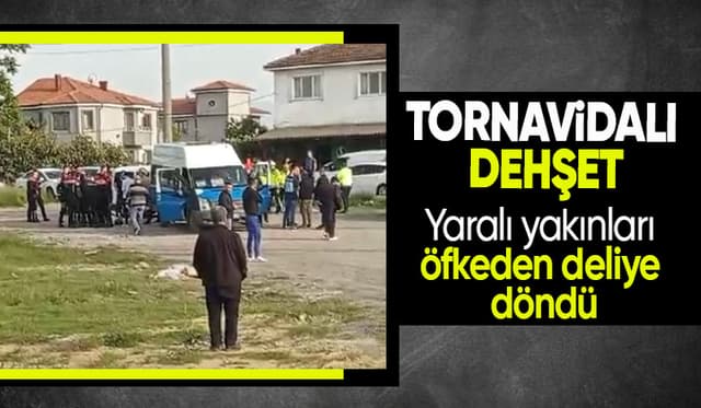 Tornavidalı saldırganı öldüresiye dövdüler