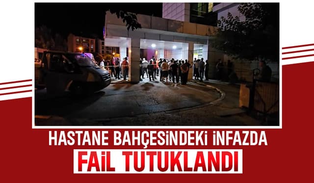Hastane bahçesindeki cinayetin zanlısı tutuklandı