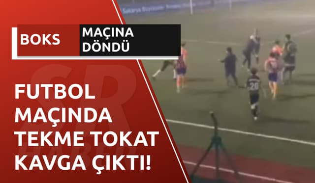 U18 Play-off A Grubu Maçında Tekmeler Havada Uçuştu