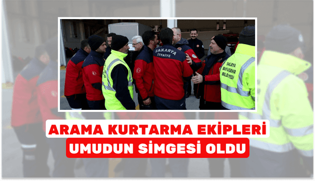 Depremzedelere Umut Olan Sakarya Arama Kurtarma Ekibine Duygusal Karşılama 