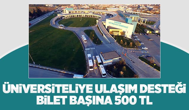 Üniversite Öğrencilerine Bilet Başına 500 Lira Ulaşım Desteği