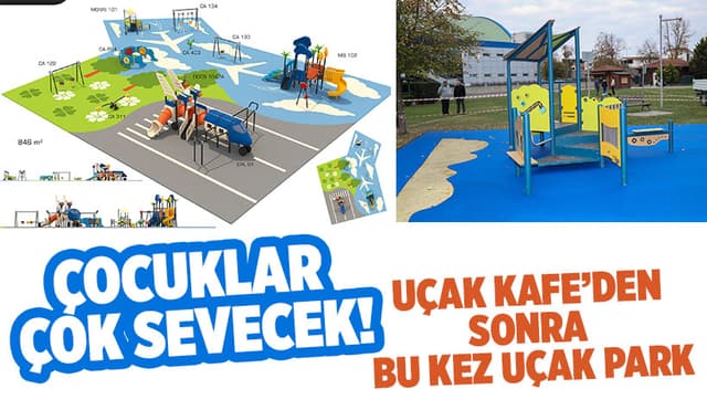 Büyükşehirden Çocuklar İçin Uçak Park
