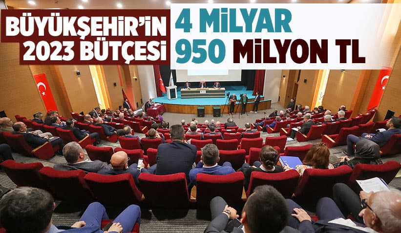 Büyükşehire Dev Bütçe