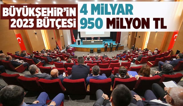 Büyükşehire Dev Bütçe
