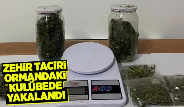 Uyuşturucu ticareti yapıyordu, kulübede yakalandı