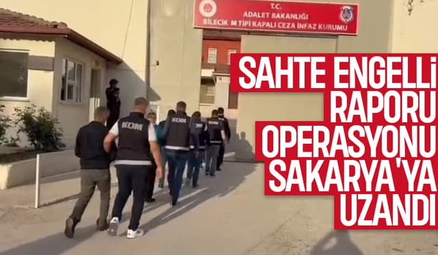 Sakarya dahil 10 şehirde sahte rapor operasyonu