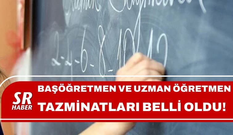 Uzman ve Başöğretmenlik Tazminatları Belli Oldu!