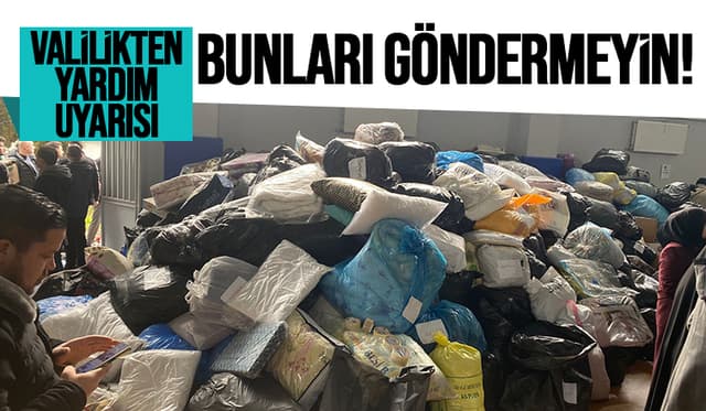 Valilikten ikinci el ve tarihi geçmiş ürünleri göndermeyin uyarısı