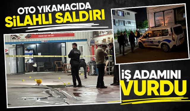 Pazarköy Caddesi'nde silahlı saldırı