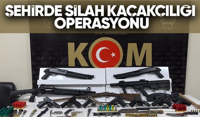 Sakarya'da silah kaçakçılığı operasyonu: 6 gözaltı