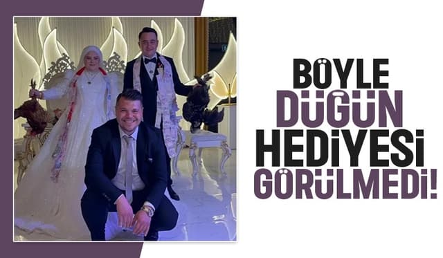 Düğünde takı yerine tavuk!