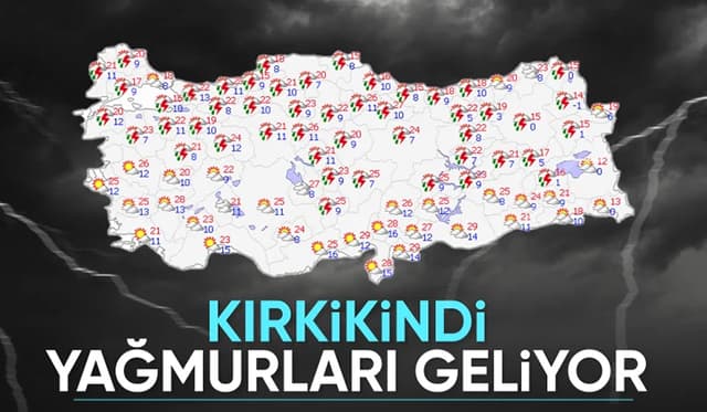 Hafta sonu hava değişecek: Yağmur geliyor