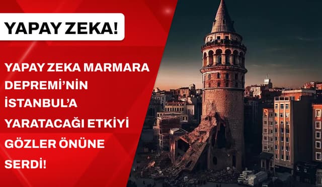 Yapay Zeka, Beklenen Marmara Depremi'nin Yaratacağı Felaketi Gözler Önüne Serdi!