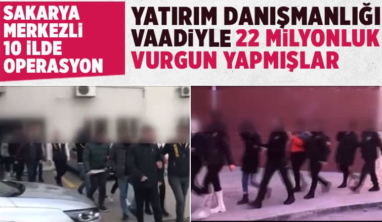Sakarya Siber polisten 10 ilde operasyon