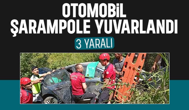 Trafik Kazası Yine Can Yaktı: 3 Kişi Hastaneye Kaldırıldı
