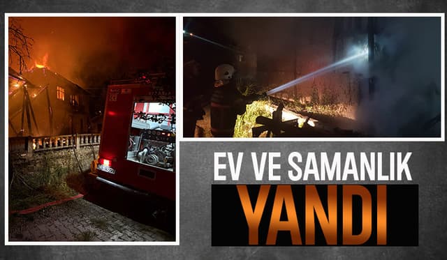 Taraklı'da yangın