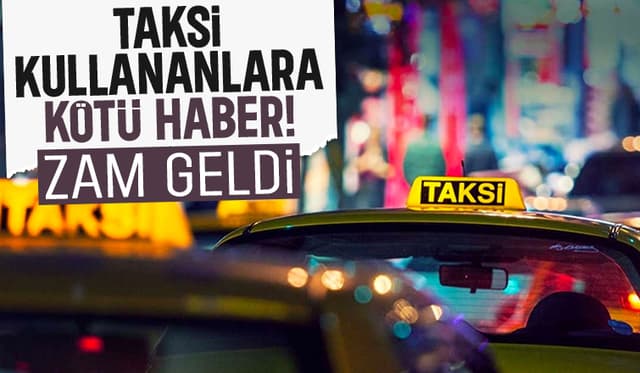 Sakarya’da taksi ücretlerine zam yapıldı; yeni tarifeler belli oldu.