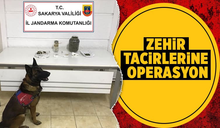 Akyazı'da uyuşturucu operasyonu