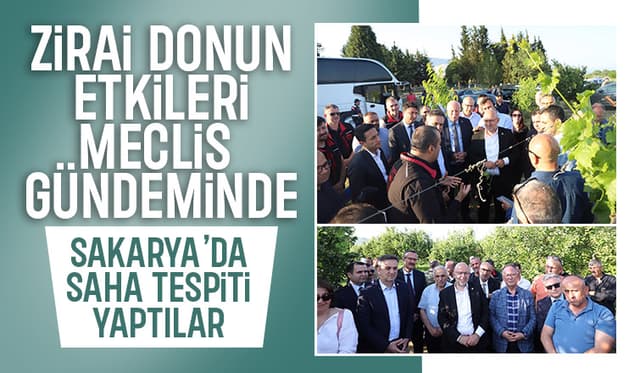 TBMM Zirai Don Araştırma Komisyonu Sakarya'da inceleme yaptı