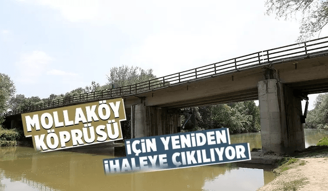 Büyükşehir Mollaköy Köprüsü İçin Yeniden İhaleye Çıkıyor