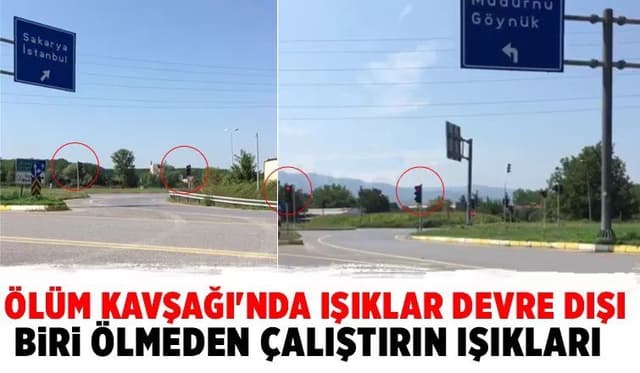 Ölüm Kavşağında Işıklar Çalışmıyor  