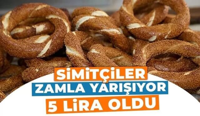 Sakarya'da Simit 5 TL Oldu!