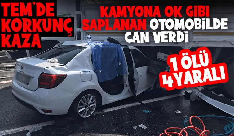 Tem Otoyolunda Büyük Trafik Kazası