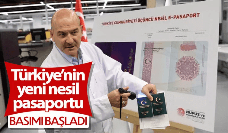 Üçüncü Nesil Yerli ve Milli Pasaportun Basımı Başladı  