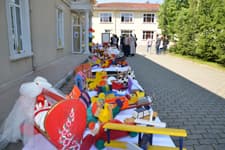 El emeğiyle yapılan oyuncak sergisi açıldı