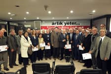 Kutluata, sertifika töreninde konuştu