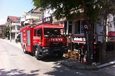 Matbaada çıkan yangın az kalsın şirketi kül edecekti