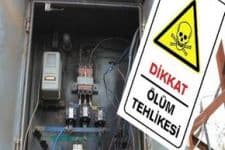 Kafede çalışan garson, elektrik akımına kapıldı