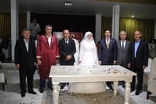 Başkan Soğuk, düğünde nikah şahidi oldu