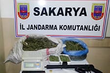 1800 gram uyuşturucu ele geçirildi