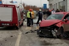 Donatım Mahallesi'nde kaza: 3 yaralı