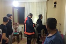 Kullanılmayan baca alev alınca paniğe neden oldu