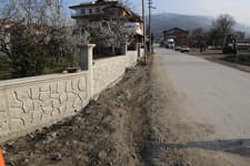Sapancada Yollar Genişliyor Dekoratif Duvarlar Yapılıyor