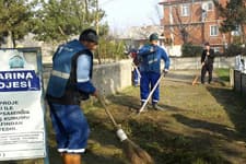 Akyazı'da peyzaj çalışması 