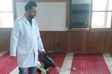 Orhan Cami nano teknoloji ile dezenfekte edildi